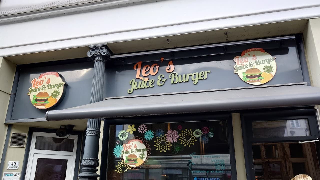 Leo's Juice & Burger Takeaway-Tüte